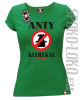 Anty Klerykał - Koszulka damska - zielony