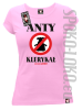 Anty Klerykał - Koszulka damska - Różowy