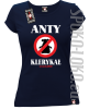 Anty Klerykał - Koszulka damska - Granatowy
