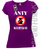 Anty Klerykał - Koszulka damska - Fioletowy