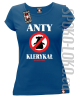 Anty Klerykał - Koszulka damska - niebieski