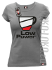 LOW POWER - Koszulka damska szara