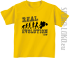REAL EVOLUTION MOTORCYCLES - koszulka dziecięca - żółta