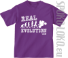 REAL EVOLUTION MOTORCYCLES - koszulka dziecięca - fioletowa