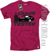 Crash Tester  - koszulka męska - fuksja