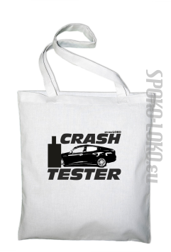 Crash Tester  - torba na zakupy - biała