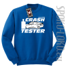 Crash Tester  - bluza STANDARD męska - niebieski