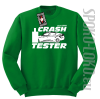 Crash Tester  - bluza STANDARD męska - zielony