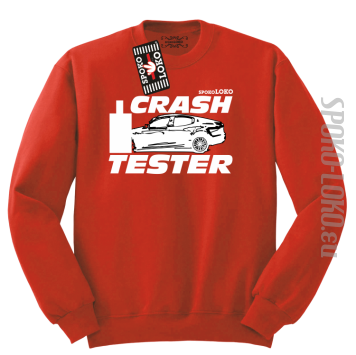 Crash Tester  - bluza STANDARD męska - czerwony